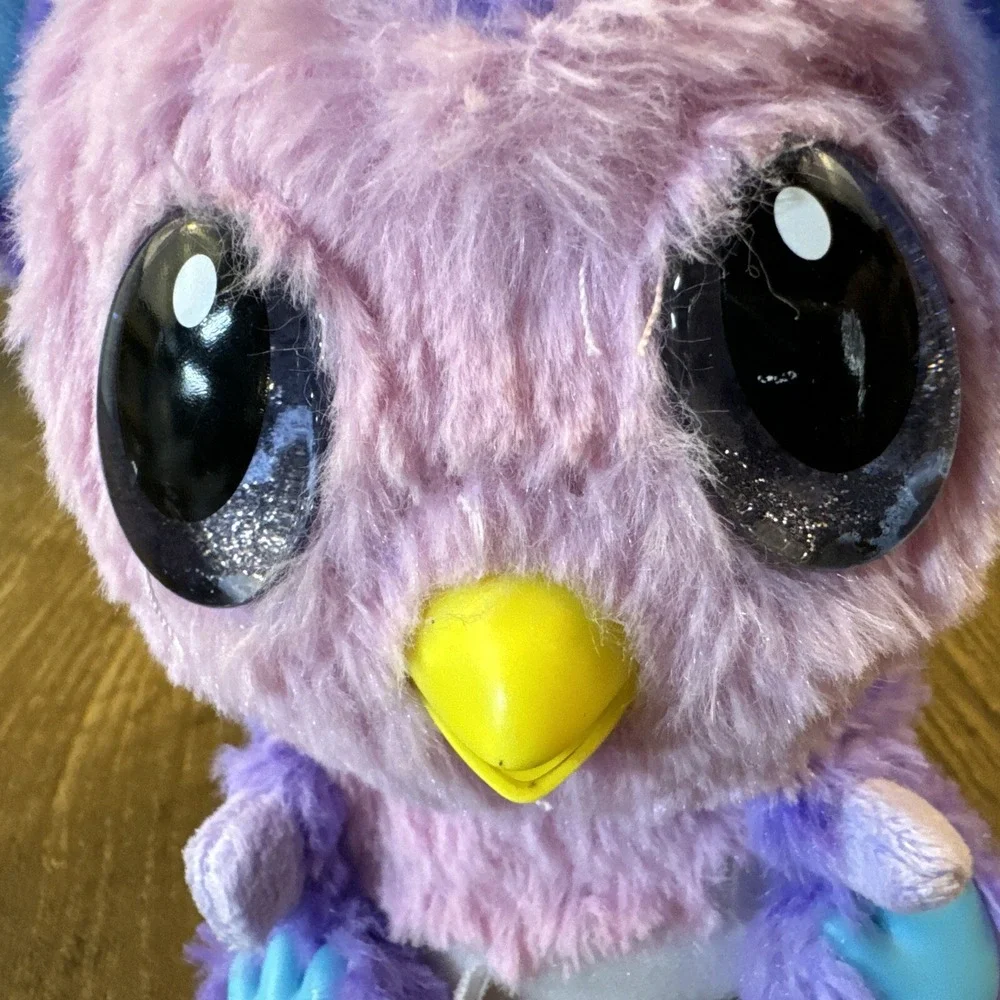 Hatchimals Hatchibabies Purple Ponette‎ Baby Bird Interactive Talks Lights Works